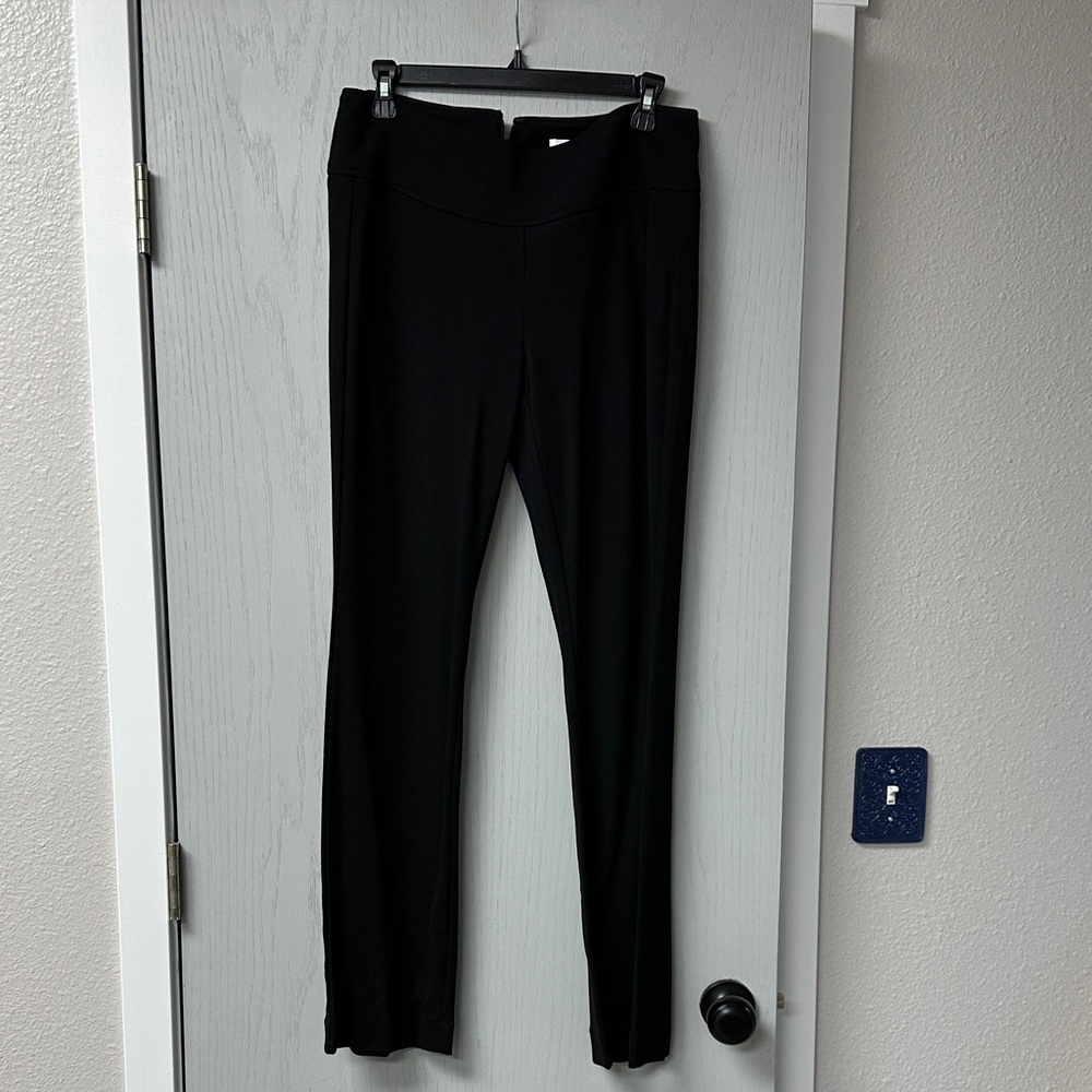 CAbi Classic Black Straight Leg Pants